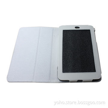 White Flip Leather Case/Cover for Google Nexus 7-inch to be Stand for Any Degree